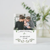 クリスマスグリーン | シンプル水彩写真2 シーズンポストカード (スタンド正面)