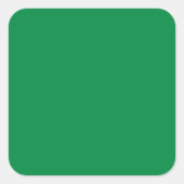 クリスマスグリーン スクエアシール (正面)