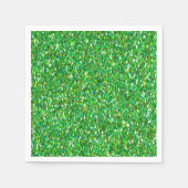 クリスマスグリーン スタンダードカクテルナプキン (正面)