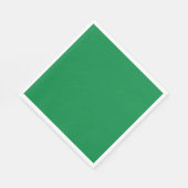 クリスマスグリーン スタンダードランチョンナプキン (角)