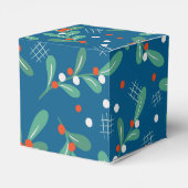 クリスマスグリーン（ホリーベリー付きブルーレッドホワイト） フェイバーボックス (裏面サイド)