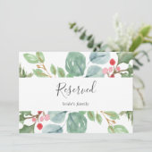 クリスマスグリーン&レッドベリー予約サイン (スタンド正面)