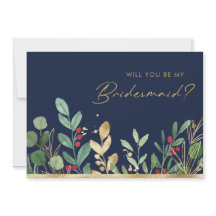 クリスマスグリーン |海軍のブライドメイド提案