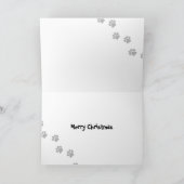クリスマスグレイハウンドイタリアンン シーズンカード (内部)