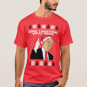 クリスマスグレートを再びトランプにする Tシャツ (正面)