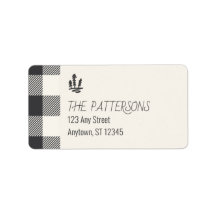 クリスマスグレーバッファロープレイド差出人住所