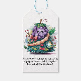 クリスマスグレープツリー ギフトタグ