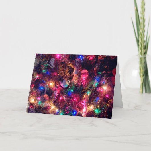 クリスマスグローのホリデーカード – クリスマス (正面)