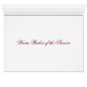 クリスマスグローのホリデーカード – シーズン (内部横(下))