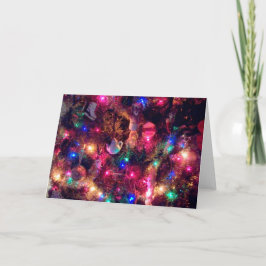 クリスマスグローのホリデーカード – 空白の シーズンカード