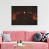 クリスマスグローブシティカレッジでのハーバーズチャペル キャンバスプリント (インサイチュ (リビング))