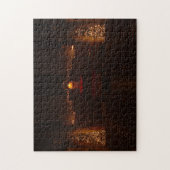 クリスマスグローブシティカレッジでのハーバーズチャペル ジグソーパズル (縦)