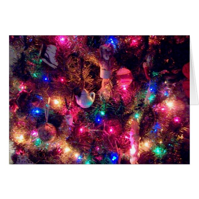 'クリスマスグロー'ホリデーカード – 美しいと魔法 (正面横)