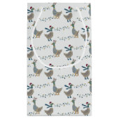 クリスマスグースオンホワイト スモールペーパーバッグ (裏面)