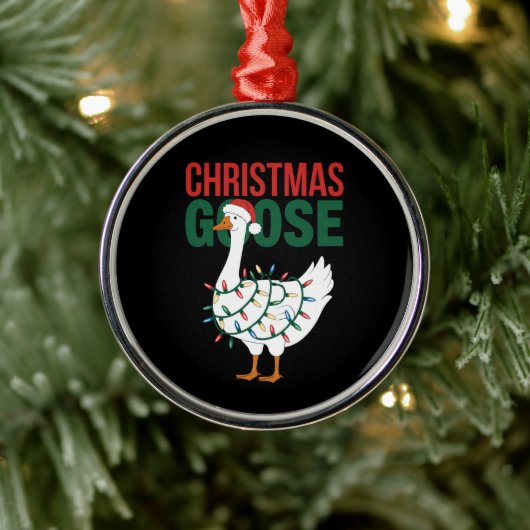 クリスマスグースライツカワイホリデー メタルオーナメント (ツリー)