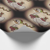 クリスマスグースラッピング紙 ラッピングペーパー (角)