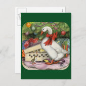 クリスマスグース シーズンポストカード (正面/裏面)
