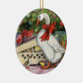 クリスマスグース セラミックオーナメント (右)
