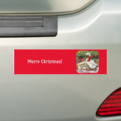 クリスマスグース バンパーステッカー (車上)