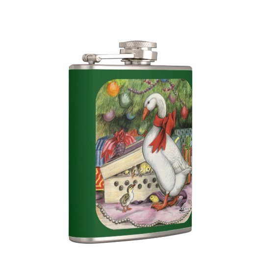 クリスマスグース フラスク (右)