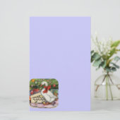 クリスマスグース 便箋 (スタンド正面)