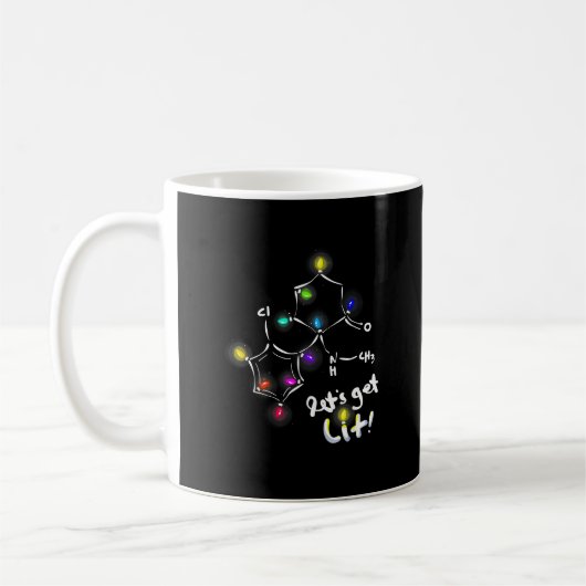 クリスマスケタミンLet's Get Lit コーヒーマグカップ (左)