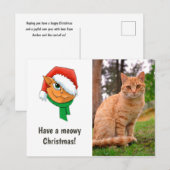 クリスマスケットの写真 シーズンポストカード (正面/裏面)