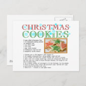 クリスマスケーキのレシピ ポストカード (正面/裏面)