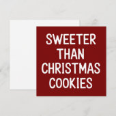 クリスマスケーキよりも甘い クリスマス 面白い (正面/裏面)