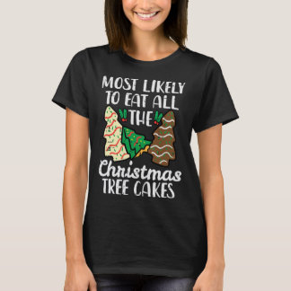 クリスマスケーキを食べる確率が高い女の子 Xmas  Tシャツ