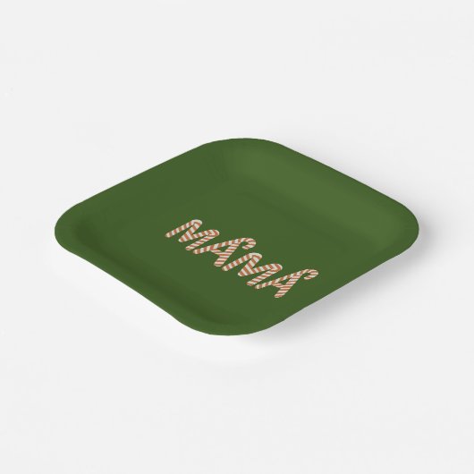 クリスマスケーキツリーマママママセーターおもしろいファミリー ペーパープレート (傾斜あり)