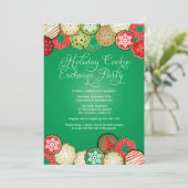 クリスマスケーキ交換パーティーのご招待 招待状 (スタンド正面)