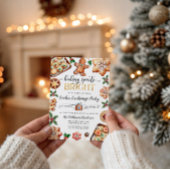 クリスマスケーキ交換パーティーの招待状 招待状