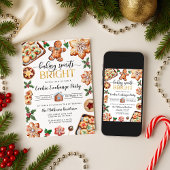 クリスマスケーキ交換パーティーの招待状 招待状