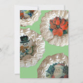 クリスマスケーキ交換パーティーの招待状 招待状 (裏面)