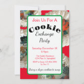 クリスマスケーキ交換パーティーの招待状 招待状 (正面)