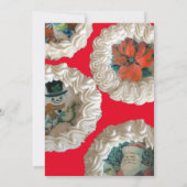 クリスマスケーキ交換パーティーの招待状 招待状 (裏面)