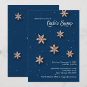 クリスマスケーキ交換パーティー 招待状 (正面/裏面)