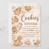 クリスマスケーキ交換招待状 ホリデーケーキ 招待状 (正面)