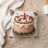 クリスマスケーキ枕クッション クッション (ブランケット)