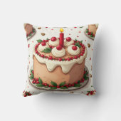 クリスマスケーキ枕クッション クッション (裏面)