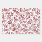 クリスマスケーキ紙 ラッピングペーパーシート (正面3)