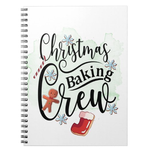クリスマスケーキ製作チーム ノートブック (正面)