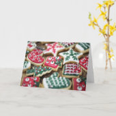 クリスマスケーキ カード (黄色い花)