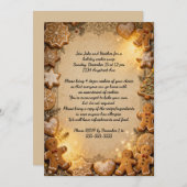 クリスマスケーキ ホリデーパーティー 招待状 (正面/裏面)