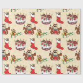 クリスマスケーキ ラッピングペーパー (フラット)