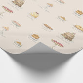 クリスマスケーキ ラッピングペーパー (角)