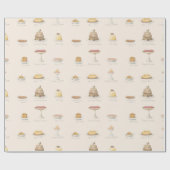 クリスマスケーキ ラッピングペーパー (フラット)