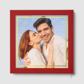 クリスマスゲストブックウォーターカラーツリー ゲストブック (裏面)