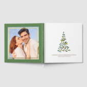 クリスマスゲストブックウォーターカラーツリー ゲストブック (全面)